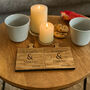 Personalised Wooden Jigsaw Coasters With Names Couples, thumbnail 1 of 4