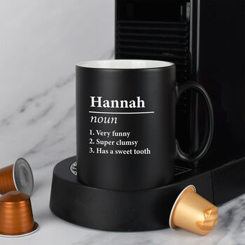 Personalised Name Definition Mug, 6 of 7