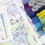 Edinburgh Map Tapestry Kit, thumbnail 3 of 3