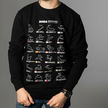 Formula One F1 2024 Calendar Sweatshirt Gift For Him, 2 of 2