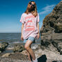 Shore Thing Women's T Shirt With Sandcastle Graphic, thumbnail 2 of 4