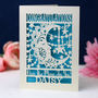 Personalised Papercut Over The Moon Card, thumbnail 2 of 6