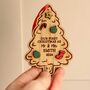 Personalised First Christmas Married Ornament Gift For Newlyweds, thumbnail 4 of 6