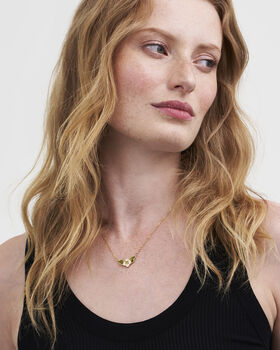 Poppy Anemone Gold Chain Necklace, 2 of 8