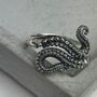 925 Sterling Silver Octopus Tentacles Ring, thumbnail 2 of 9