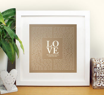 Personalised Wedding Vows Framed Print, 5 of 8