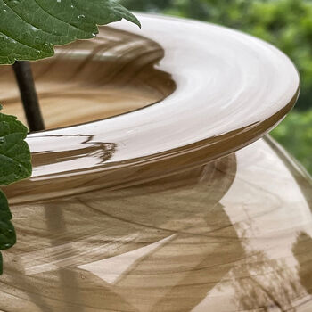 Emba Handmade Swirl Globe Vase, 2 of 2