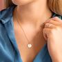 Personalised Initial And Date Necklace, thumbnail 5 of 11