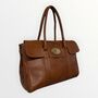 Harriet Leather Tote Bag | Handcrafted Full Grain Work And Laptop Tote, thumbnail 5 of 12