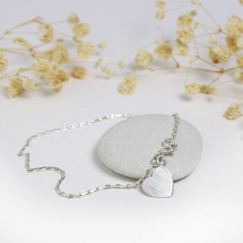 Sterling Silver Heart Bracelet, 3 of 3