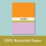 A5 Citrus Colour Block Notebook, thumbnail 3 of 4