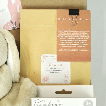 New Parent And New Baby Kraft Gift Box, 3 of 9