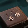 Sterling Silver Tree Drop Hook Earrings, thumbnail 3 of 10