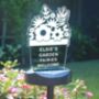 Personalised Plant Pot Design Outdoor Solar Light, thumbnail 1 of 8