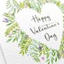 Floral “Happy Valentine's Day” Card, thumbnail 3 of 3