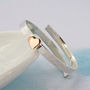 Baby's First Christmas Gold Heart Bangle, thumbnail 3 of 10
