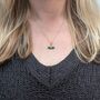 The T Bar Green Onyx Necklace, thumbnail 2 of 10