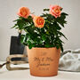 Personalised Wedding Gift Plant Pot, thumbnail 1 of 4