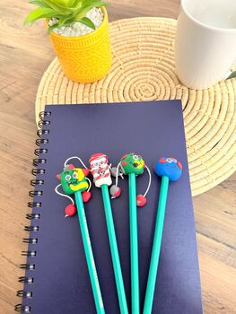 Clay Monster Pencil Toppers Craft Kit For Children, 5 of 5