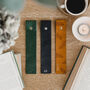 Personalised Botanical Leather Bookmarks, thumbnail 1 of 5