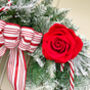 Candy Cane Forest Luxury Faux Christmas Wreath, thumbnail 3 of 10