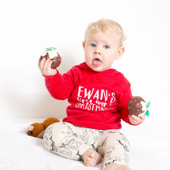 Personalised Baby's First Ever Christmas T Shirt, 2 of 4