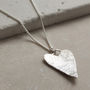 Handmade Recycled Silver Heart Necklace, thumbnail 3 of 12