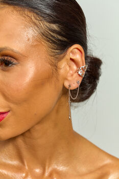 Splash Double Post Earring With Drop, 11 of 11