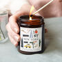 New York Gift For Her Personalised Scented Soy Candle, thumbnail 1 of 9