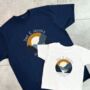 Personalised Daddy And Me Hiking Club T Shirt, thumbnail 1 of 7