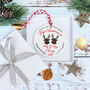 1st Christmas As Mr And Mrs Reindeer Decoration, thumbnail 1 of 2