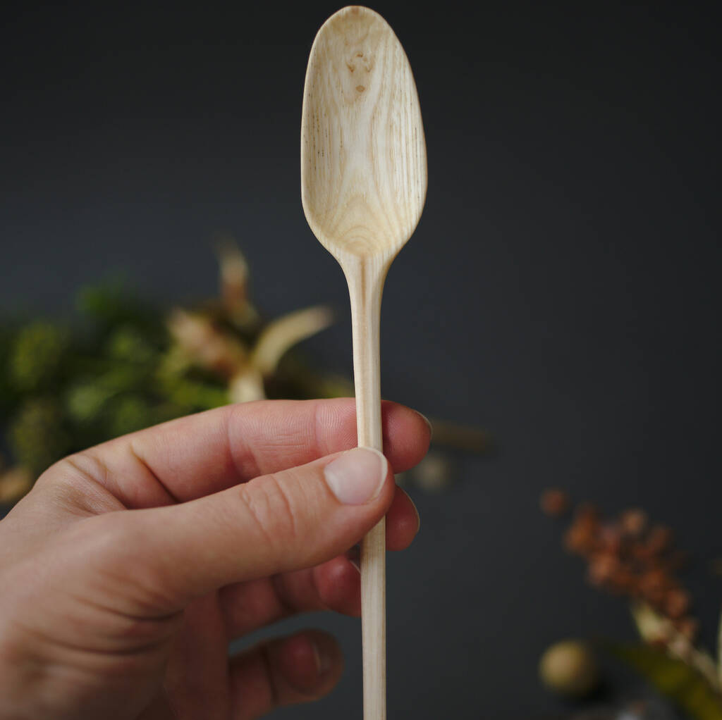 Sustainable Wooden Eating Spoon | No. 132, 1 of 8