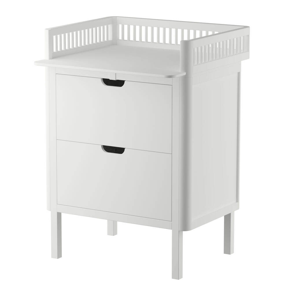 White Beech Wood Changing Unit By Little Ella James