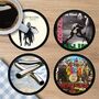 Vinyl Record Coaster Album Covers Any Artist | Sleeve Thumb Nail Artwork | You Choose | Choose As An Individual Or Make A Set, thumbnail 1 of 9