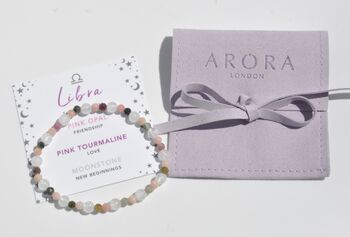Libra Zodiac Crystal Bracelet Birthday Gift For Her, 5 of 6