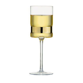 Personalised Soho Wine Glass – Gold, 2 of 5
