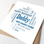 Personalised Birthday Card For Daddy, thumbnail 1 of 2