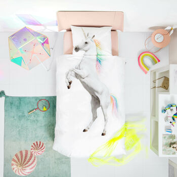 Unicorn Duvet Cover And Pillowcase Set, 2 of 6