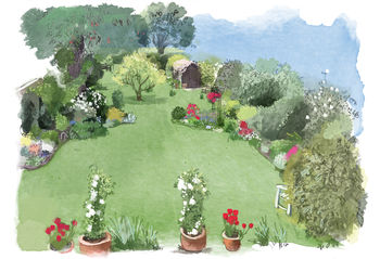 Personalised Garden Illustrated Print, 6 of 9
