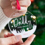 First Christmas As My Daddy Personalised Bauble, thumbnail 1 of 5