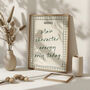Personalised Memo Board Print | Custom Text Wall Art, thumbnail 3 of 6