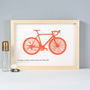 Personalised Cyclists Papercut 3D Print, thumbnail 2 of 6