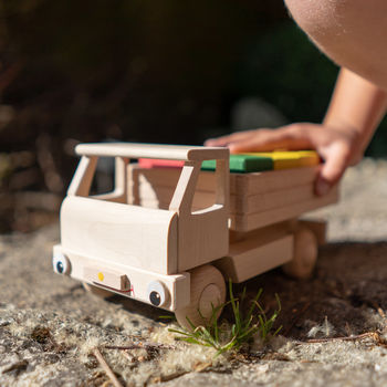 Wooden Tipper Truck With Building Blocks, 2 of 8