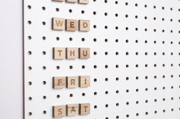 Pegboard Letters, 5 of 5