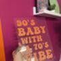 90's Baby 70's Vibe Clear Acrylic Vinyl Plaque Decor, thumbnail 6 of 7