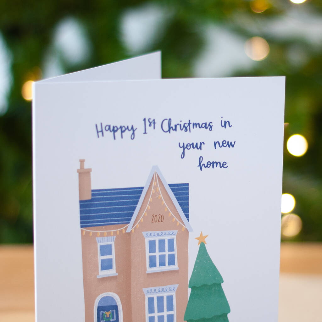 First Christmas In Your New Home Card By Kimberley Rose Studio 