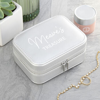 Personalised Sparkly 'My Treasure' Jewellery Case, 2 of 9
