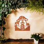 Mushroom House Metal Wall Art For Enchanting Garden Gift, thumbnail 8 of 10