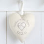 Personalised Wedding Hanging Heart Gift, thumbnail 9 of 12