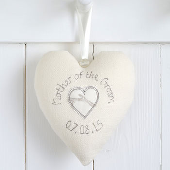 Personalised Wedding Hanging Heart Gift, 9 of 12